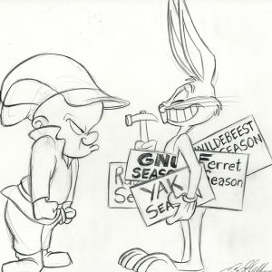 Bugs Bunny And Elmer Fudd