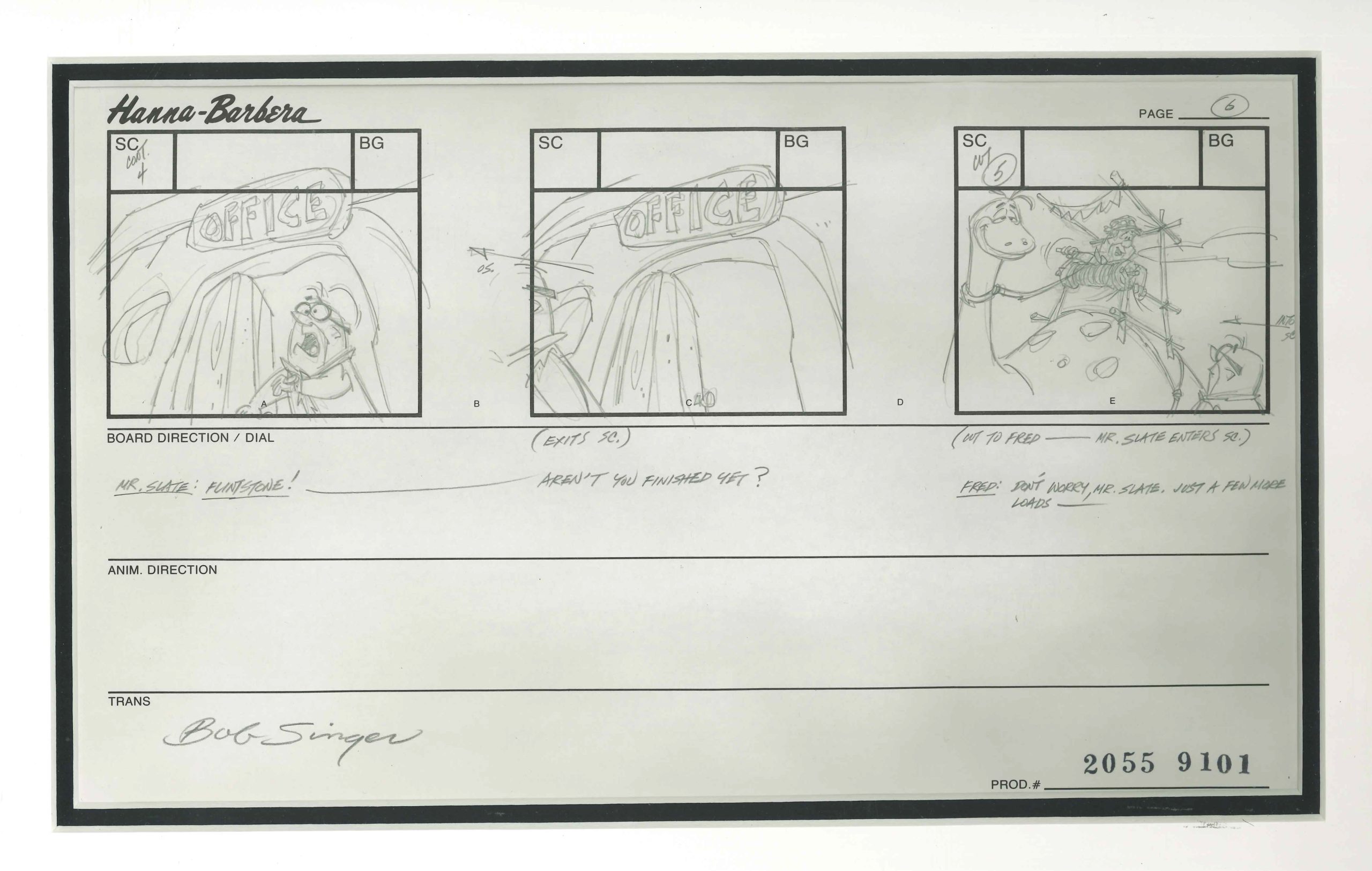 Fred, Slate Holly Rock a Bye Baby Storyboard 6