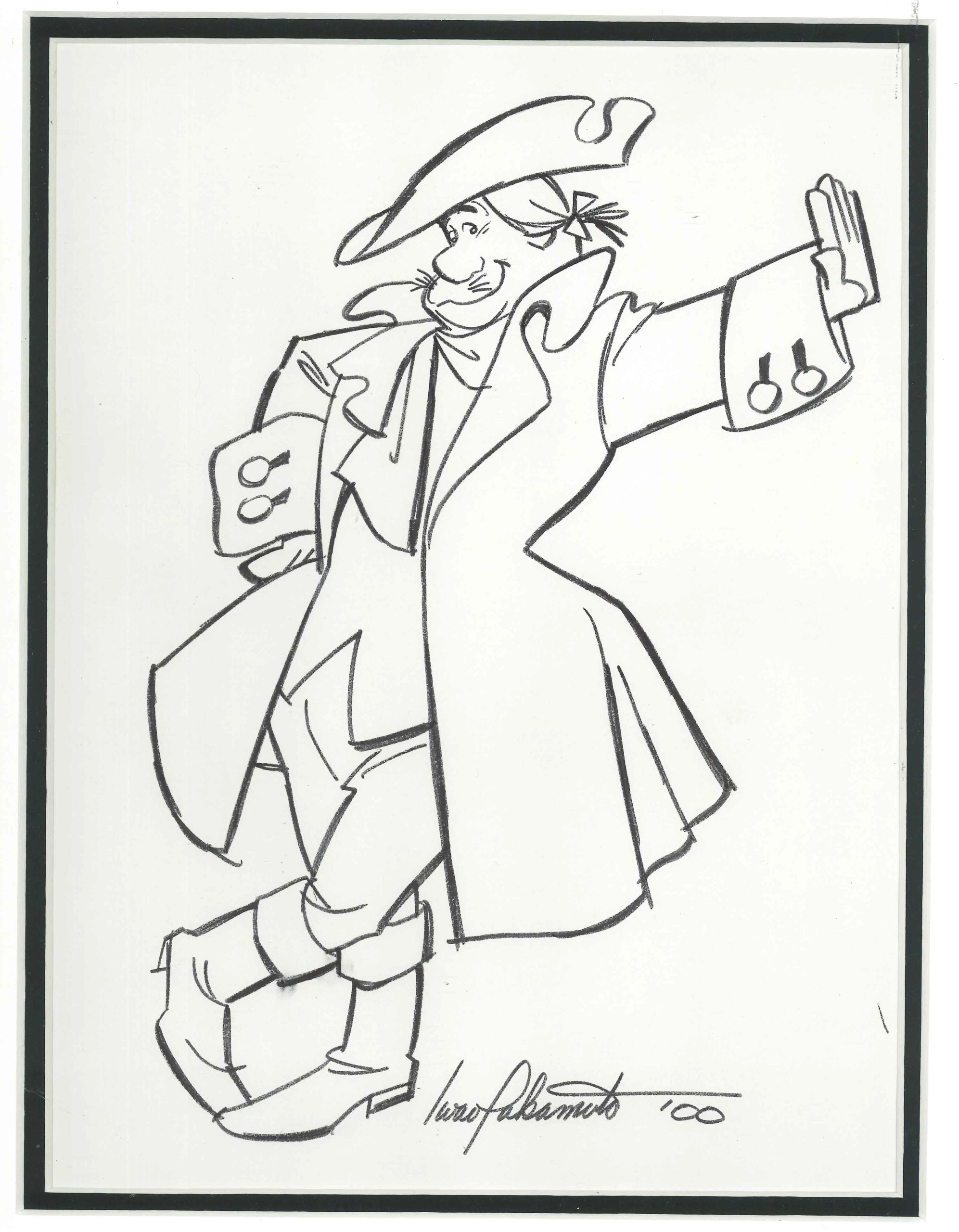 The Funky Phantom Original Drawing - Iwao Takamoto