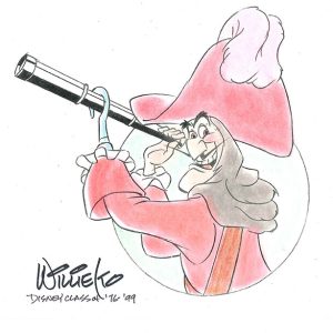 Captain Hook With Spy Glass