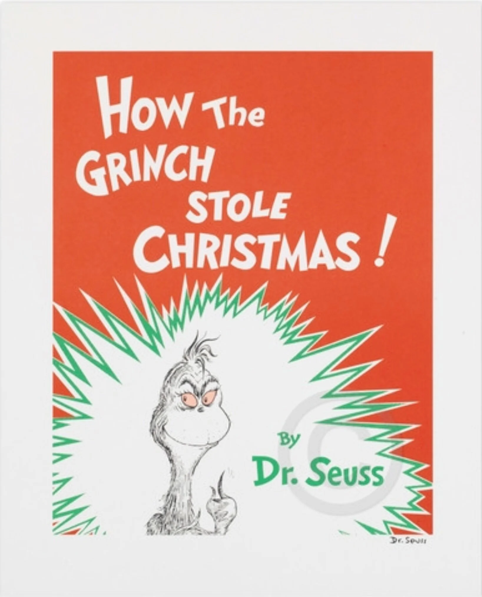 How the Grinch Stole Christmas (Book Cover)