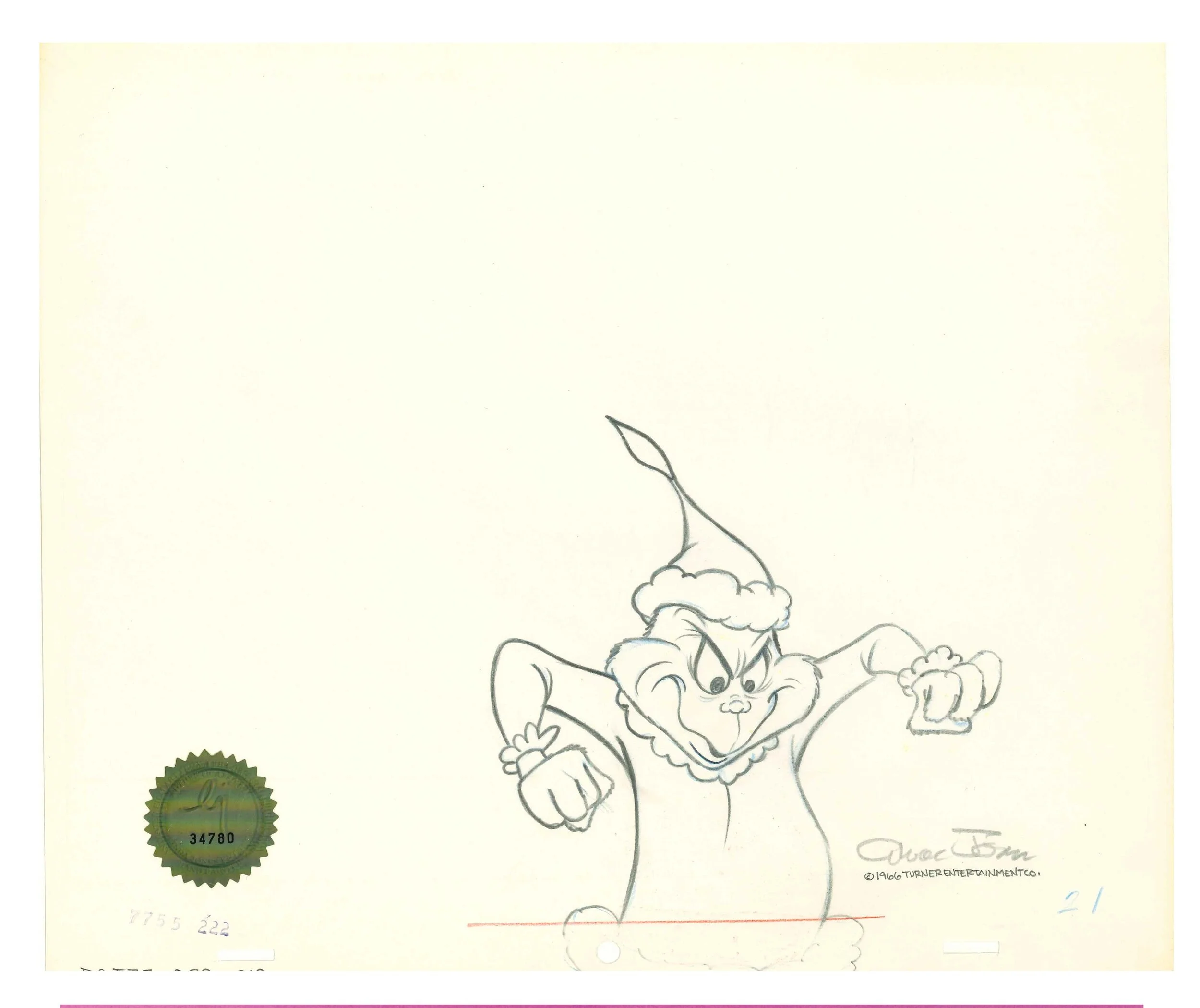 Grinch 3/4 with Hat - Image 2