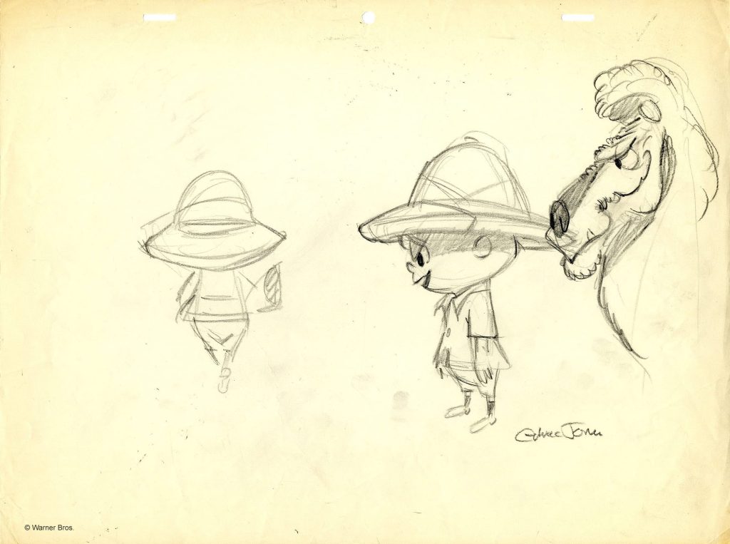 Ralph Philips & Llama sketch