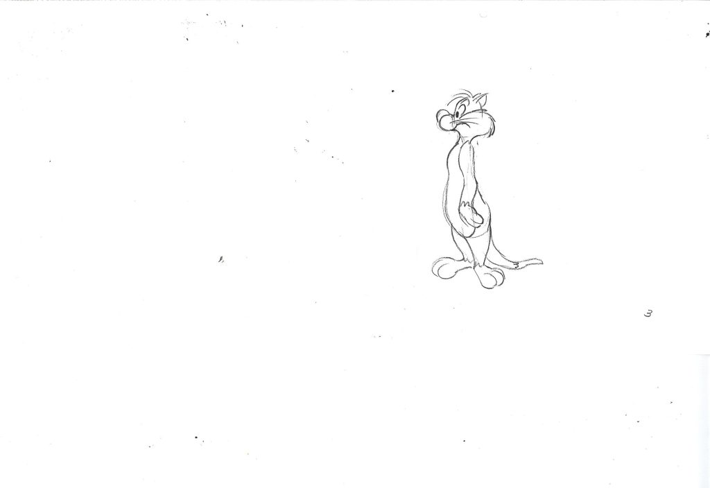Slyvester Cat Concepting Sketch