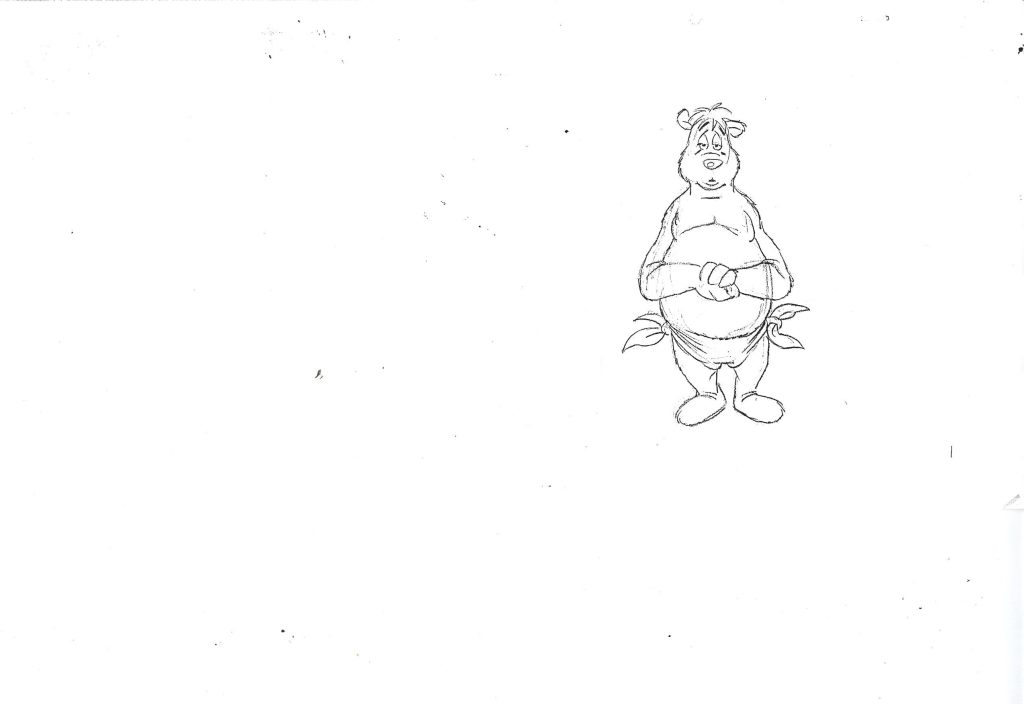 JR Bear Chuck Jones Original Sketch