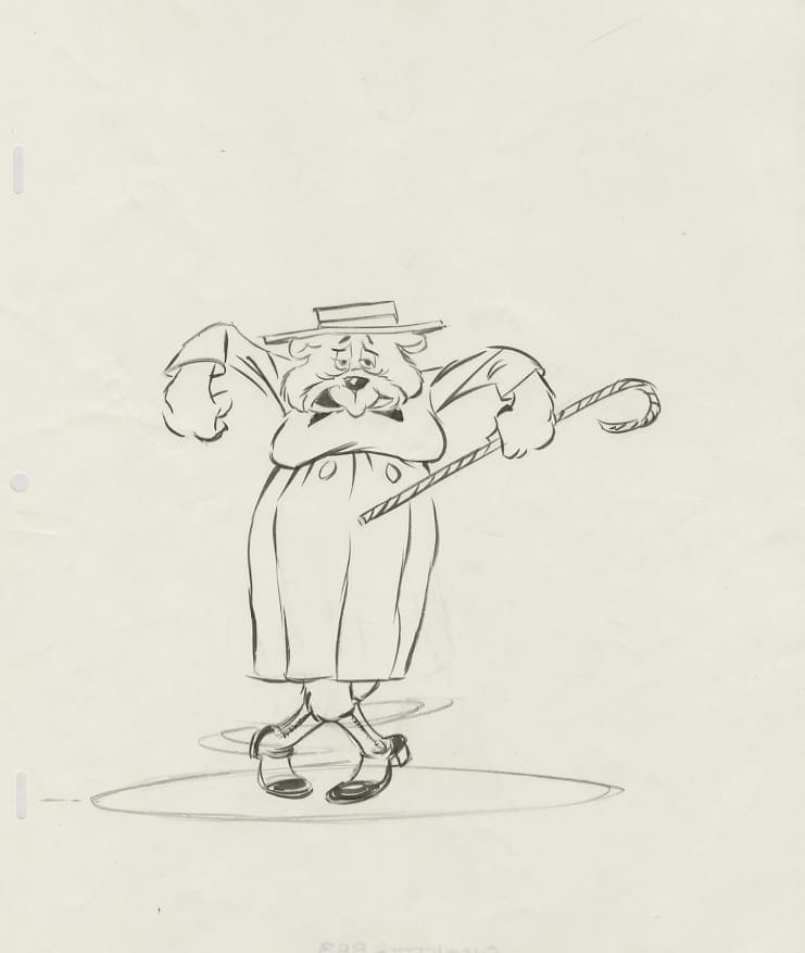 Mama Bear Original Chuck Jones Sketch
