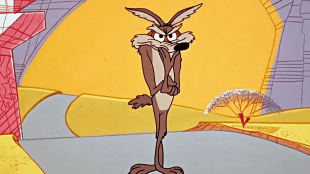 Wile E Coyote Crooked Smile
